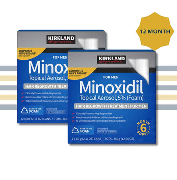 Kirkland 5% de espuma 12 meses para hombres