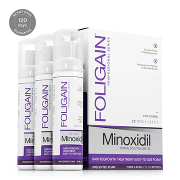 Foligain mousse 2% 3 mois pour les femmes