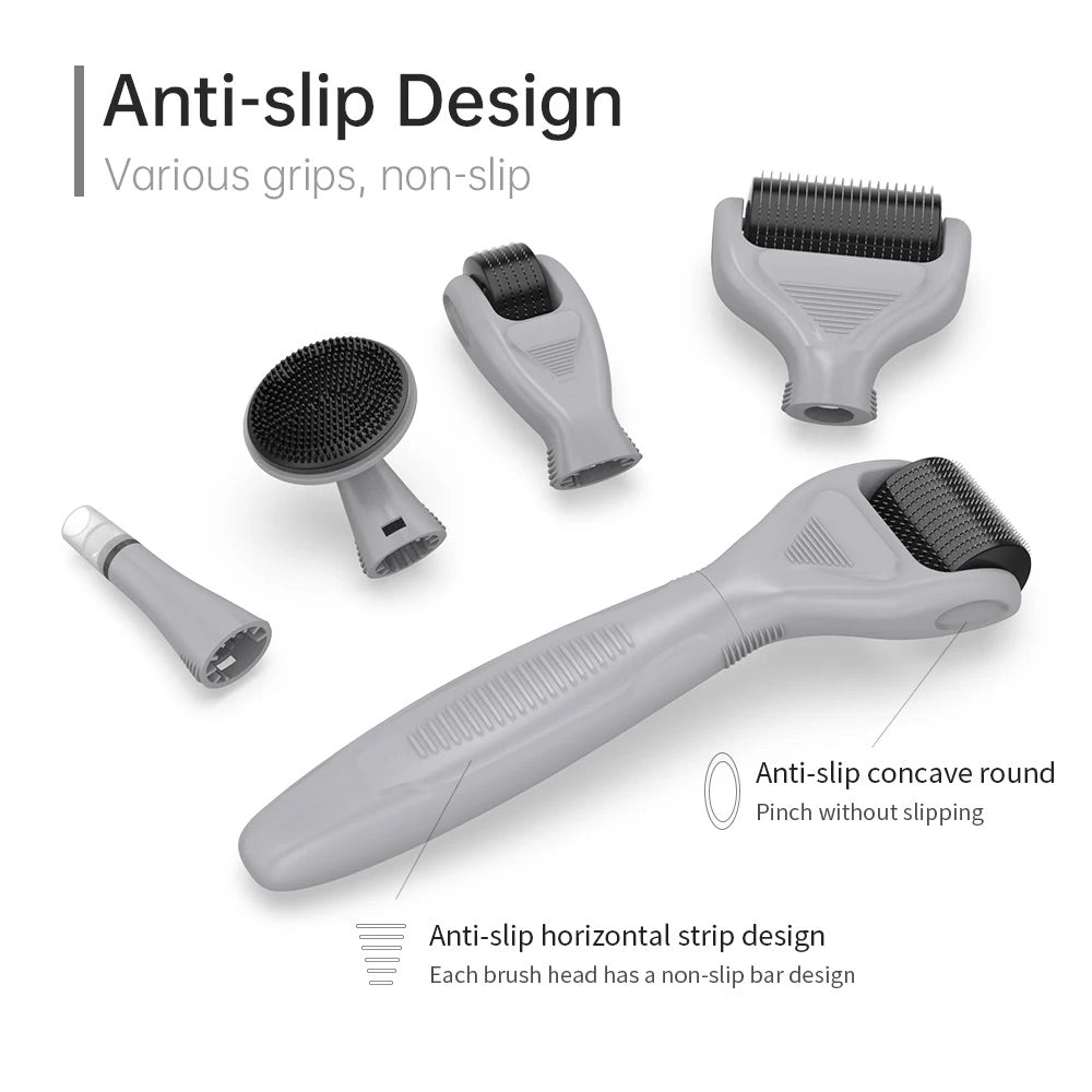 Dermaroller Kit 6 in 1 - 0.5 mm tot 1.5 mm – Minodeals