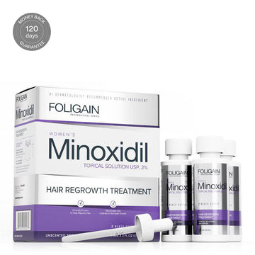 Foligain lotion 2% 3 mois pour les femmes