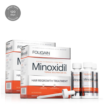 Loción foligain 5% 6 meses para hombres
