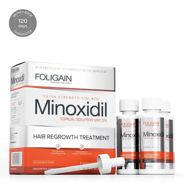 Loción foligain 5% 3 meses para hombres