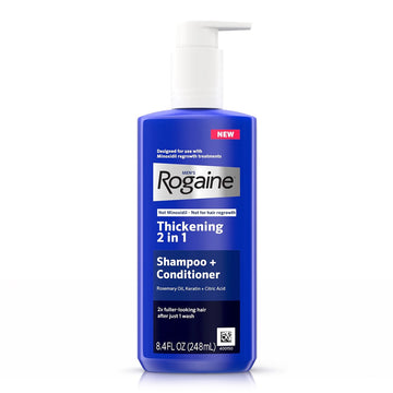 Men's ROGAINE Hair Thickening 2 in 1 Shampoo + Conditioner